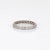 Art Deco Vintage Deco Diamond Band Platinum Wedding Ring Eternity Fine Jewellery size 5.25 For Sale - Image 3 of 5