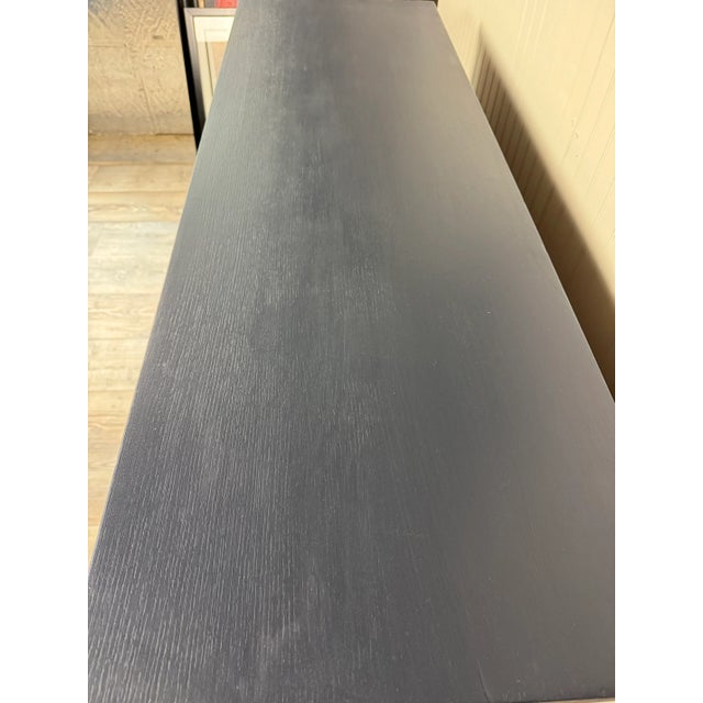 1960s Mid-Century Modern Navy Blue Long Dresser For Sale In Cincinnati - Image 6 of 8