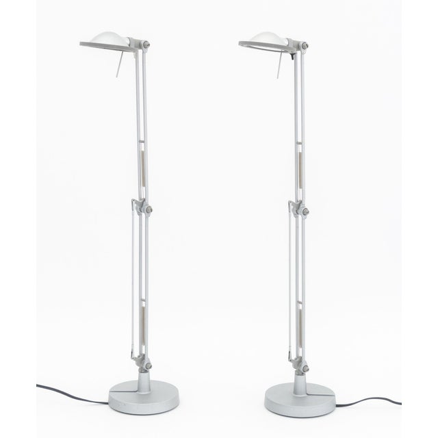 Metal Meda & Rizzatto X Luceplan "Berenice" Lamps, Pair For Sale - Image 7 of 11