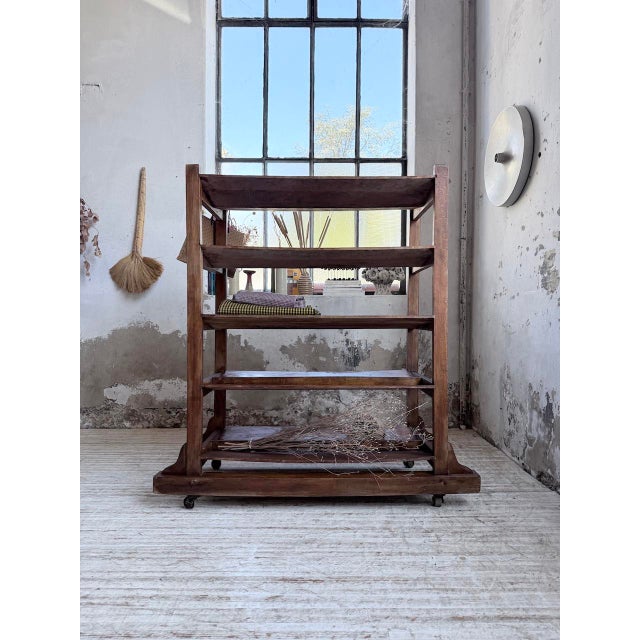 Wood Antique Bakery Shelf, 1950s For Sale - Image 7 of 18