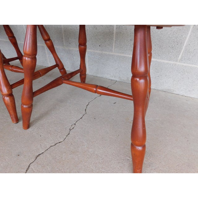 Bow Back Wheat Back Windsor Style Chairs - Set of 8 For Sale - Image 10 of 18
