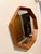 Scandinavian Modern Danish Teak Octagonal Mirror by Spejle 1960's For Sale - Image 4 of 12