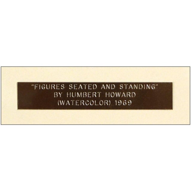 1960s Figures Seated & Standing, Humbert Howard For Sale - Image 4 of 5