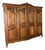 Vintage French Louis XVI Style Oak 4-Door Mirrored Armoire For Sale