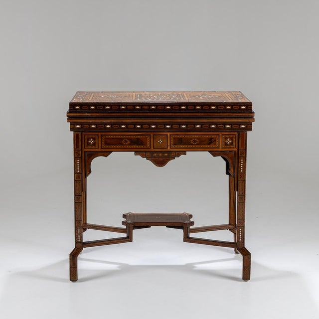 Moroccan Game Table, 1850s For Sale - Image 4 of 18