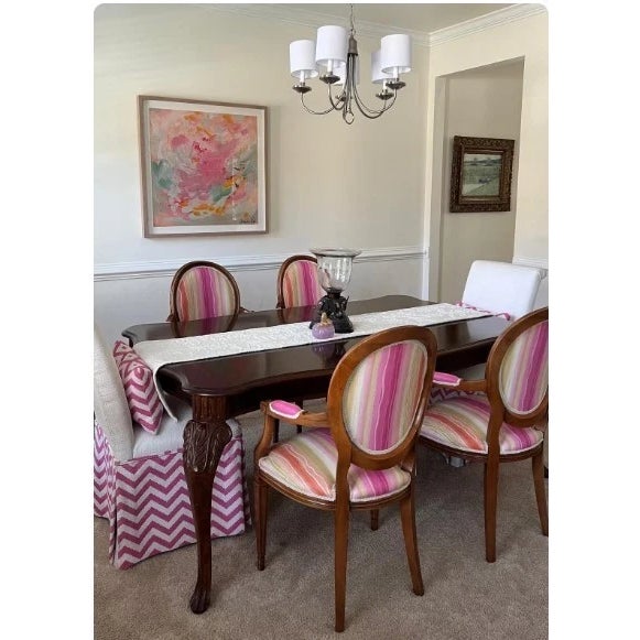 Traditional Luxury French Empire 7 Piece Dining Set by Stanley Furniture For Sale - Image 3 of 10