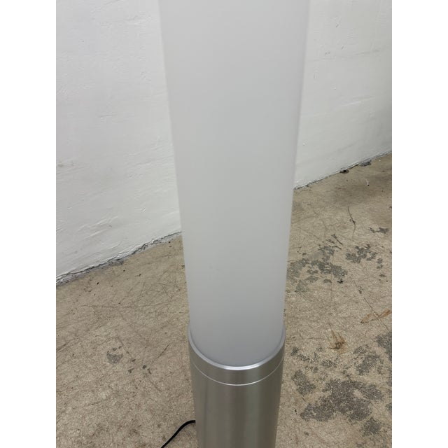 Pablo Pardo Elise Tubular Acrylic and Aluminum Floor Lamp for Pablo For Sale - Image 9 of 17