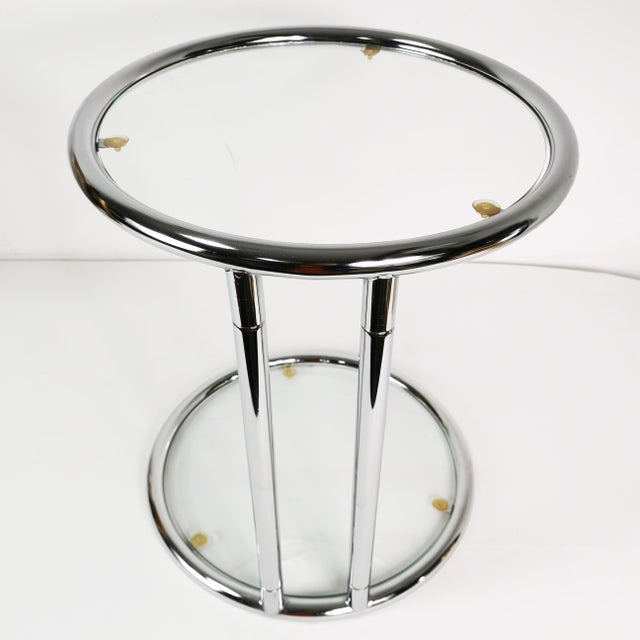German Bauhaus Side Table in the style of Eileen Gray, 1980s For Sale - Image 6 of 14