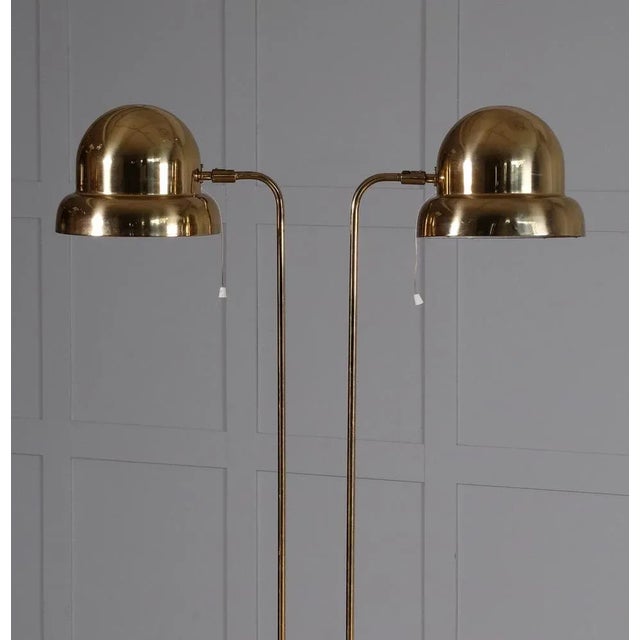 Floor Lamps Model G-120m attributed to Bergboms, Sweden, 1960s, Set of 2 For Sale - Image 3 of 9