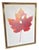 Large-Scale Ron Klein Realist Botanical Leaf Painting. This original oil on canvas, titled “October 17th” is housed in a...