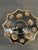 Ceramic Vintage Italian Mid-Century Fima Deruta Black and Gold Centerpiece Desk Accessory For Sale - Image 7 of 10