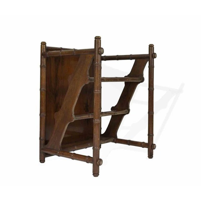 Vintage Bamboo Coffee Table, Italy, 1960s For Sale - Image 4 of 6