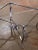 Mid-Century French Iron Coffee Table With Crackle Glass Top For Sale - Image 10 of 11