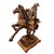 Vintage Handcrafted Bamboo-Woven Statue of Yue Fei, Famous Chinese Warrior For Sale - Image 9 of 18
