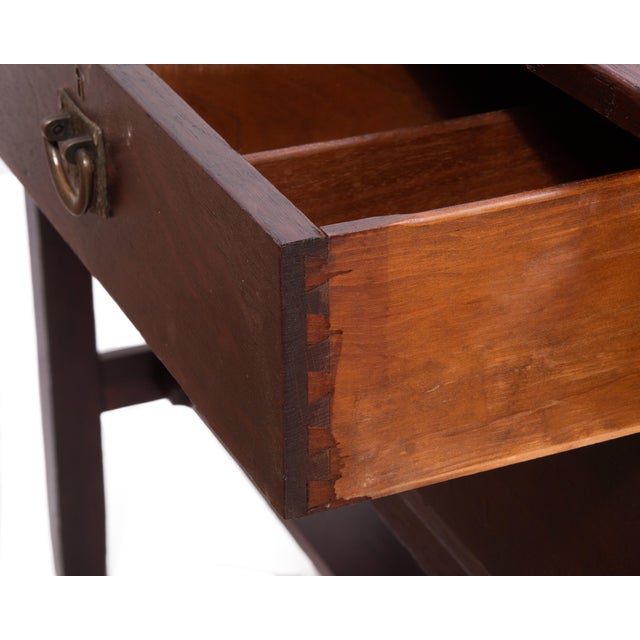 Stickley Brothers Sideboard Server Copper Hardware Mission Oak Art & Crafts Craftsman For Sale - Image 9 of 17