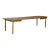 Oak Extendable Dining Table With 3 Leaves Mid-Century Modern 1970s For Sale