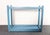 Primitive American Robin's Egg Blue Painted Wood Umbrella or Cane Stand For Sale - Image 9 of 17