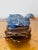 Vintage Blue Sodalite Stone Carved Duck Figurine on Stand For Sale - Image 4 of 6