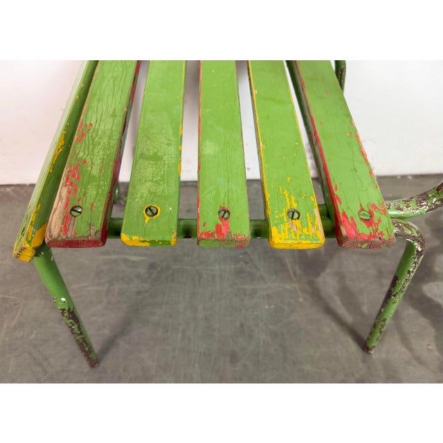 Vintage Industrial Green Chair, 1960s For Sale - Image 16 of 18