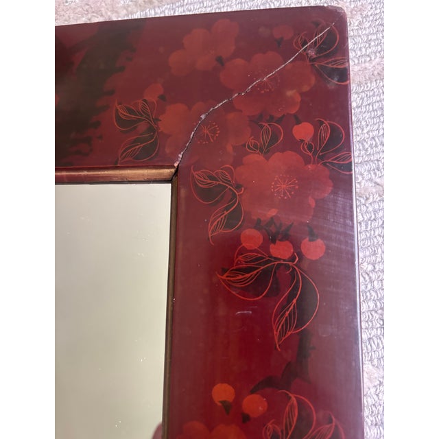 Late 19th Century Aesthetic Movement Decorated Lacquer Mirror, Late 19th Century For Sale - Image 5 of 11
