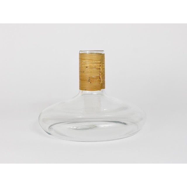 Mid-Century Vase with Wicker Top attributed to Carl Auböck, Austria, 1950s For Sale - Image 10 of 18