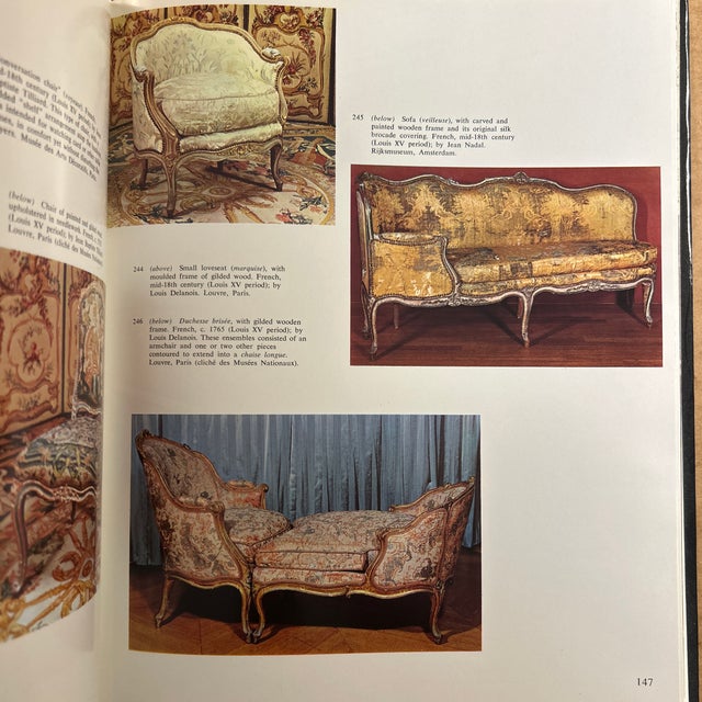 Photography Three Centuries of Furniture in Color Deluxe Design & Interiors Reference (Hardcover, 1970) For Sale - Image 7 of 9