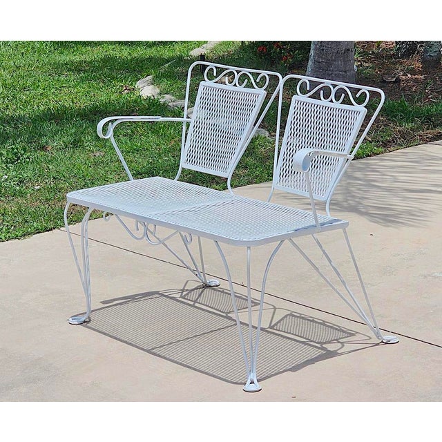 Bring iconic 1950s style to your patio, garden, sunroom, or poolside retreat with this stunning vintage Mid-Century Modern...