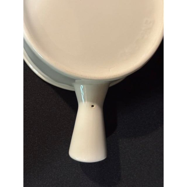 Late 20th Century Mid Century Modern Style Stonehenge White Midwinter Serving Pieces - Set of Three For Sale - Image 9 of 9