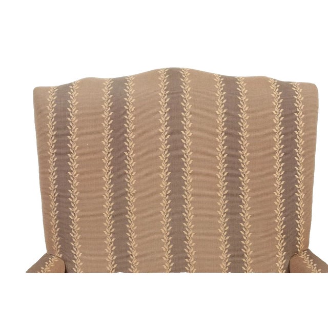 Late 20th Century Late 20th Century Southwood Carved Mahogany Chinese Chippendale Open Arm Chair For Sale - Image 5 of 9