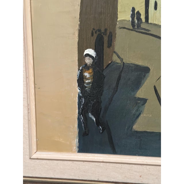 Swedish Artist, Alley, 1950s, Oil on Canvas, Framed For Sale - Image 4 of 16