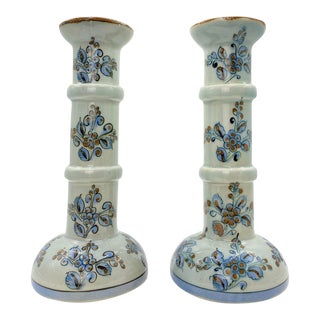 Vintage 1960s Large El Palomar Ken Edwards Candle Holders - a Pair For Sale