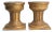 19th-Century French Altar Gilt & Gesso Candle Stands, Pair / Neoclassical For Sale