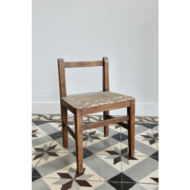 Wood Antique Wooden Childs Chair, 1890s For Sale - Image 7 of 7