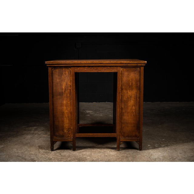 Vintage Industrial Desk With Drawers For Sale In Chicago - Image 6 of 8