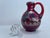 Antique Ruby Red Glass Cordial Decanter & Tumbers Set With Sterling Silver Hunt Scene For Sale In West Palm - Image 6 of 10