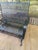 Russell Woodard 1980s Woodard Style Wrought Iron Swinging Bench For Sale - Image 4 of 10