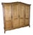 Vintage French Louis XVI Style Wardrobe in Oak For Sale
