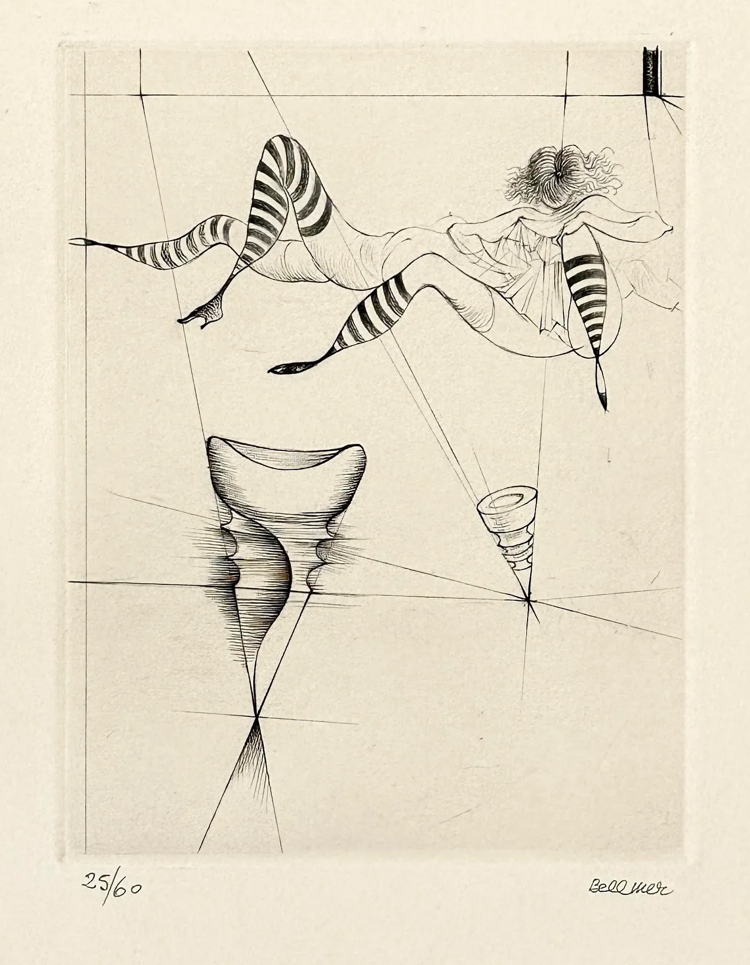 Hans Bellmer (German 1902-1975) - Original Abstract Figurative