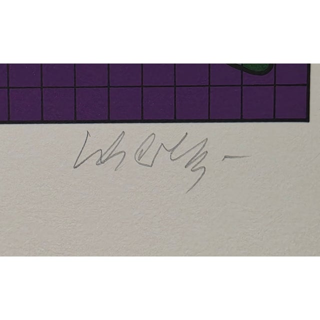 Victor Vasarely Tennis Player Variant #2 For Sale - Image 4 of 4