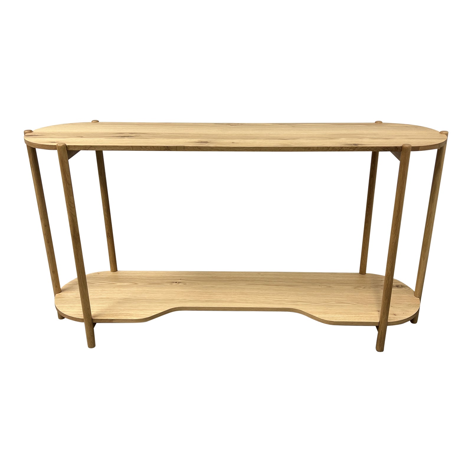 Tyler Oak Wood Console Table Chairish