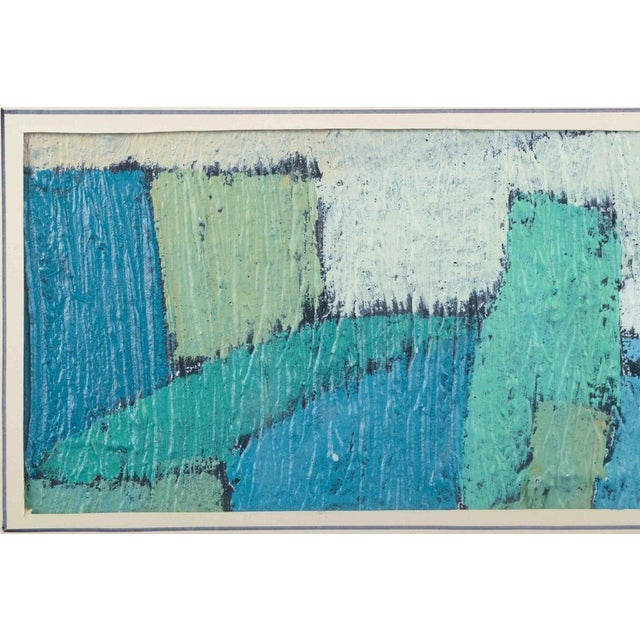 Gunnar Fohlin, Abstract Landscape, 1979, Oil on Cardboard For Sale - Image 3 of 6