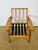 Wood Vintage Scandinavian Lounge Chair in Black Leather and Wood, 1960s For Sale - Image 7 of 15