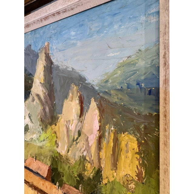 Textile 19th Century French Pastel Painting For Sale - Image 7 of 8