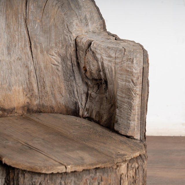 Rustic Early 20th Century Swedish Rustic Log Chair For Sale - Image 3 of 12