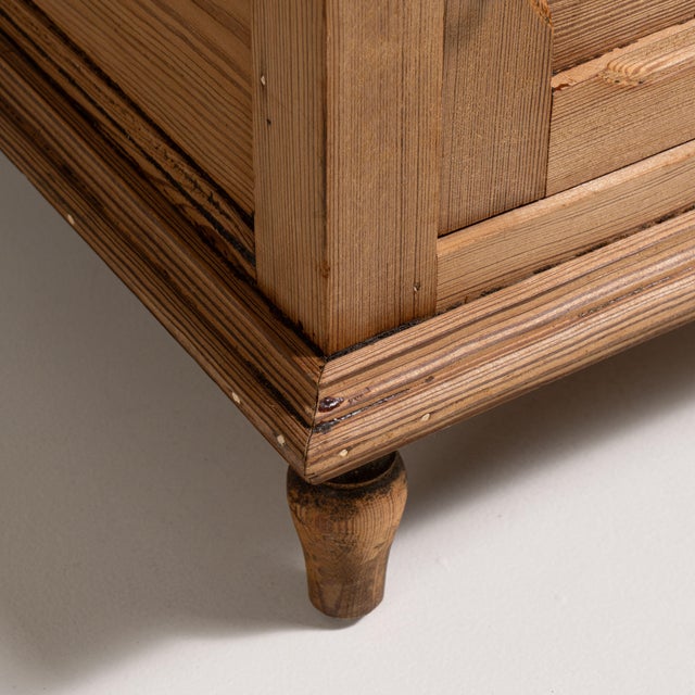 Oak Side Table with Marble Top, Antique, France, Early 20th Century For Sale - Image 10 of 14