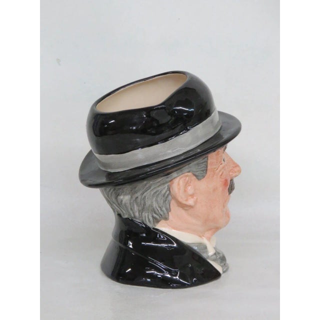 English Royal Doulton City Gent D6815 Large Toby Jug Porcelain Character Mug For Sale - Image 3 of 13