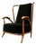 Armchair in Ivory Wood and Green Mohair by Giuseppe Scapinelli, Brazil, 1950s For Sale