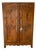 19th Century French Provincial Carved Elm or Walnut Armoire For Sale