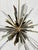 Brass & Nickel "Sunburst" Chandelier by Remains Lighting of New York For Sale - Image 14 of 18