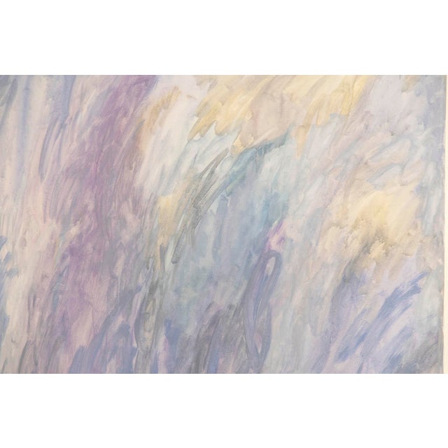 Molly Frances "Amethyst Ii" Contemporary Abstract Square Format Painting by Molly Frances For Sale - Image 4 of 6